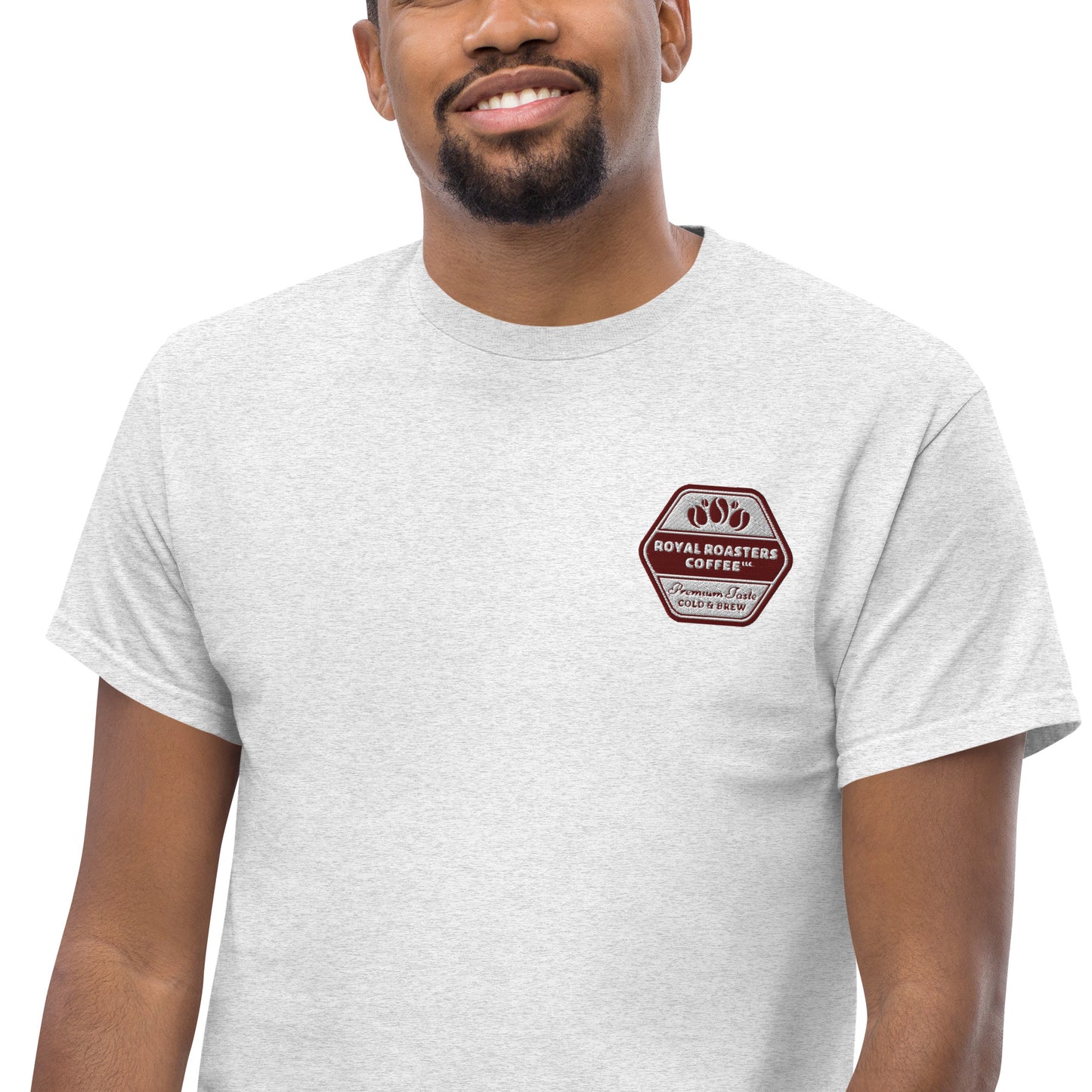 Royal Roasters Embroidered Men's Classic Tee