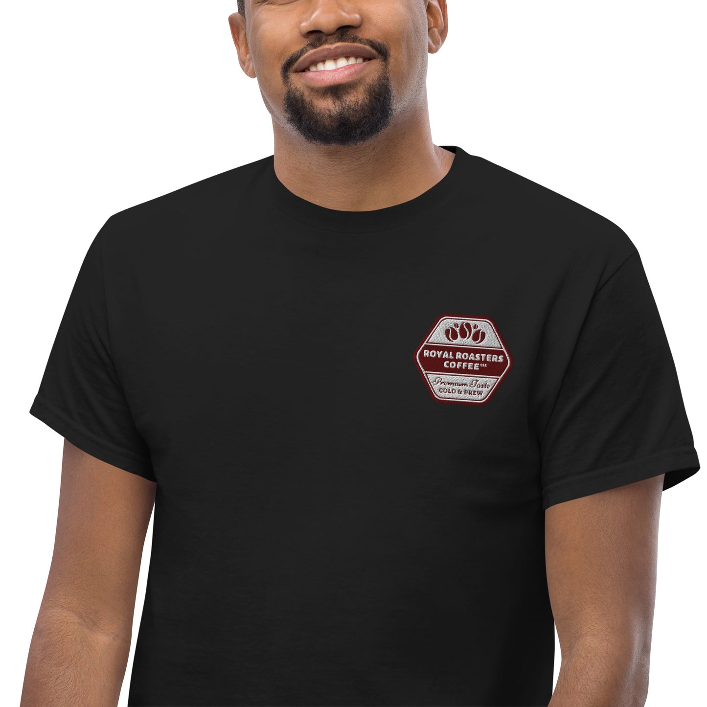 Royal Roasters Embroidered Men's Classic Tee