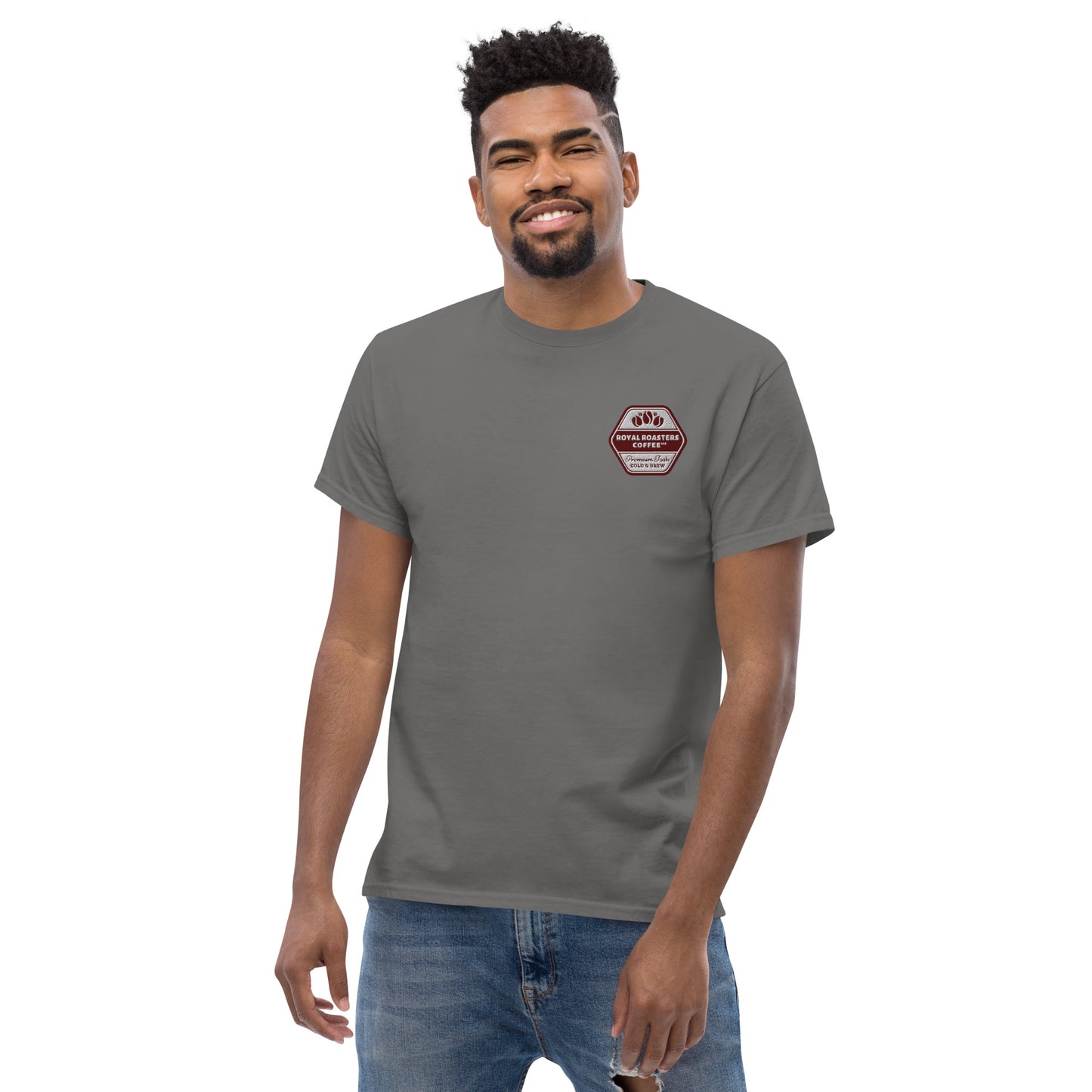 Royal Roasters Embroidered Men's Classic Tee