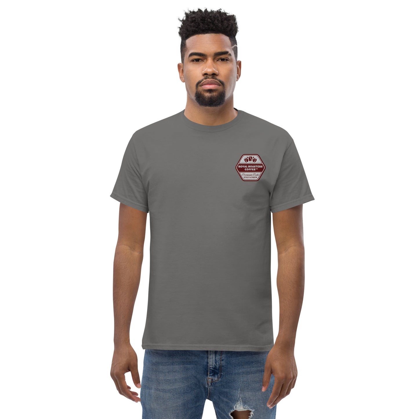 Royal Roasters Embroidered Men's Classic Tee