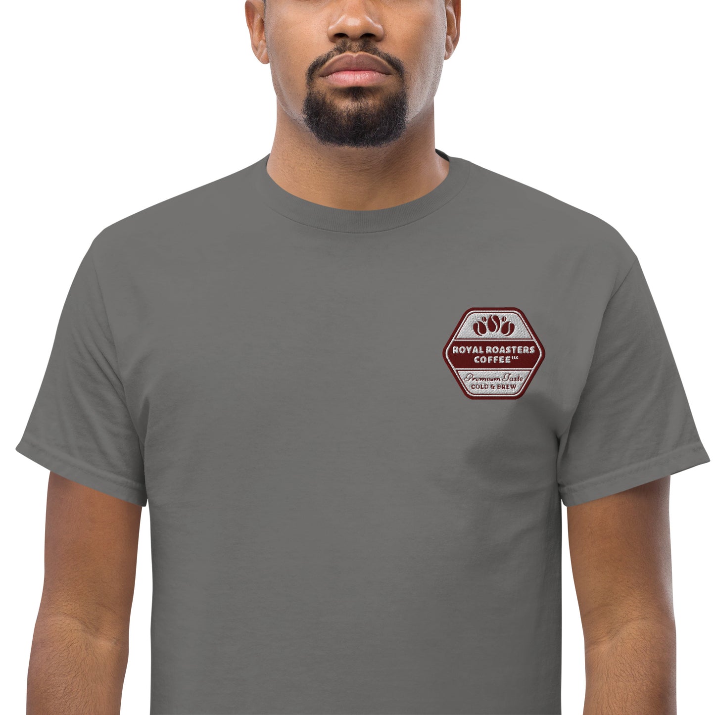 Royal Roasters Embroidered Men's Classic Tee