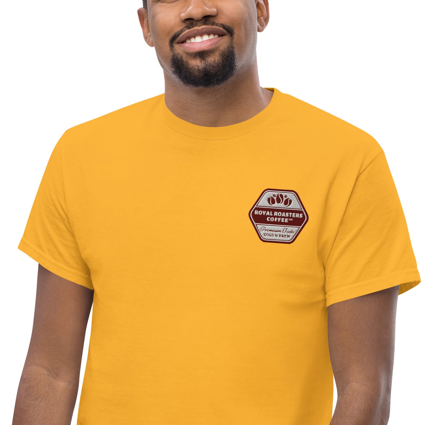 Royal Roasters Embroidered Men's Classic Tee