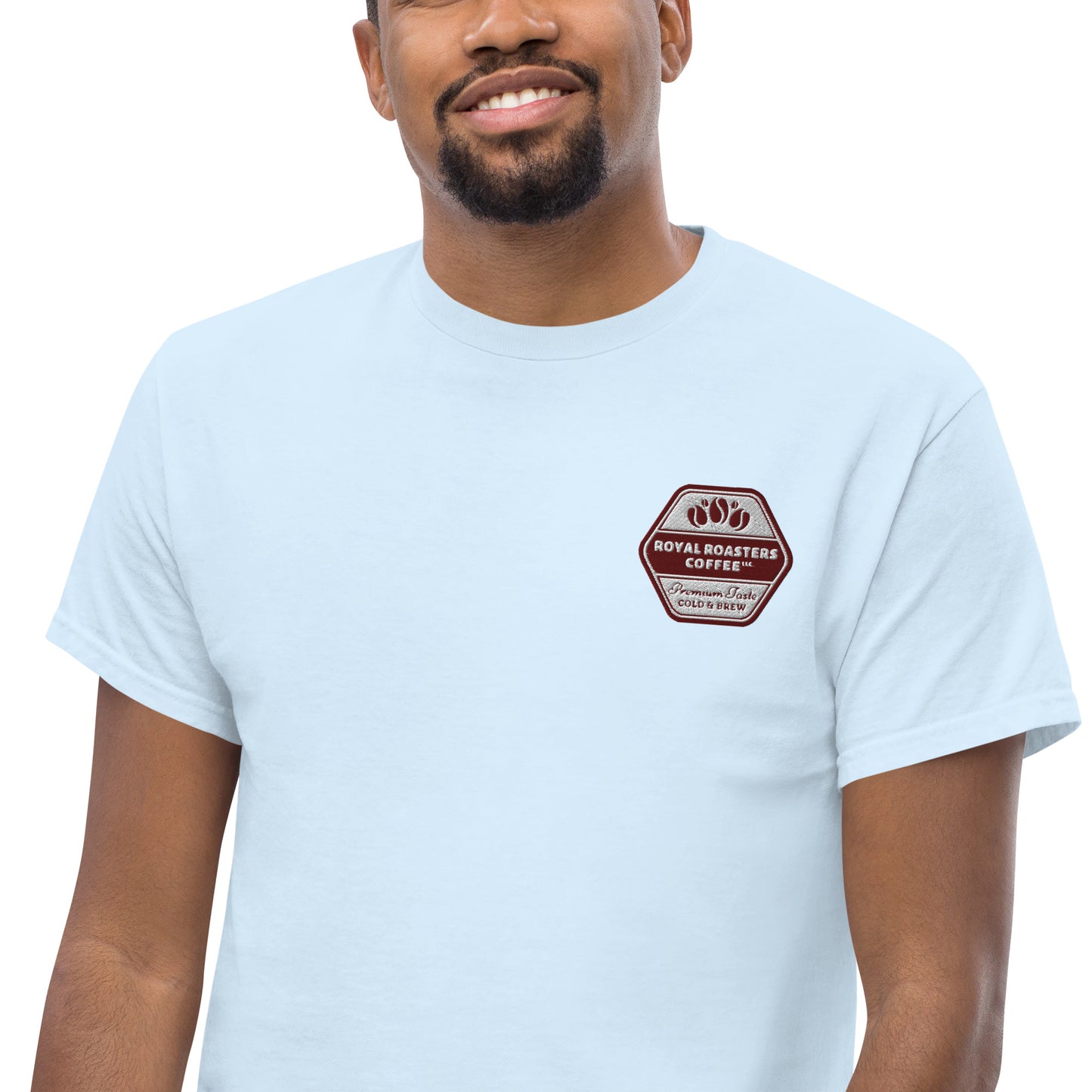 Royal Roasters Embroidered Men's Classic Tee