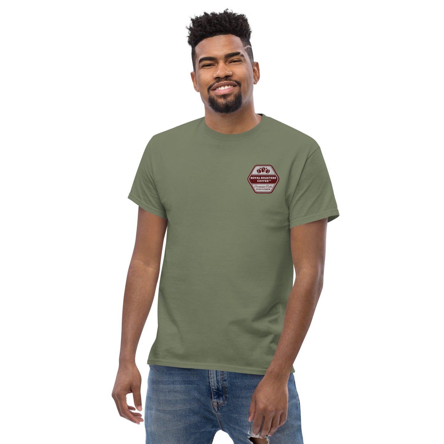 Royal Roasters Embroidered Men's Classic Tee