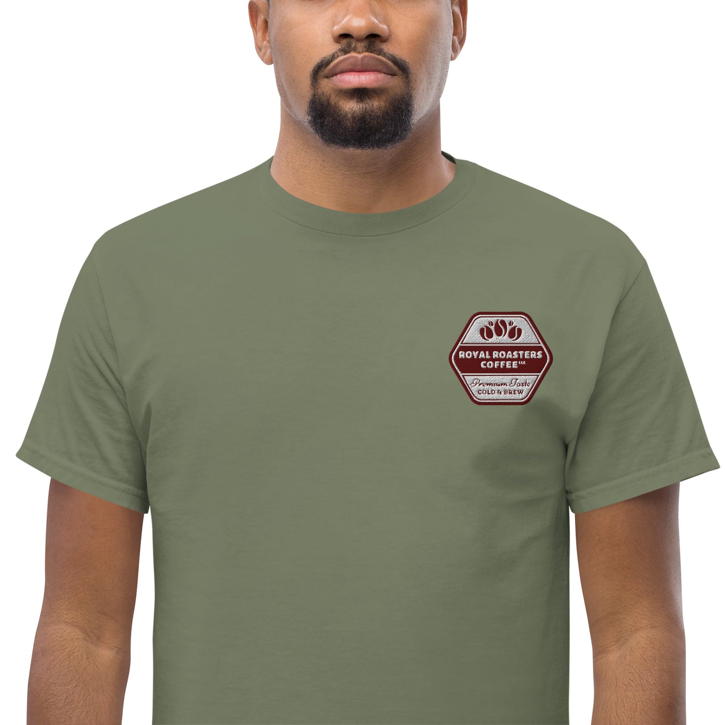 Royal Roasters Embroidered Men's Classic Tee