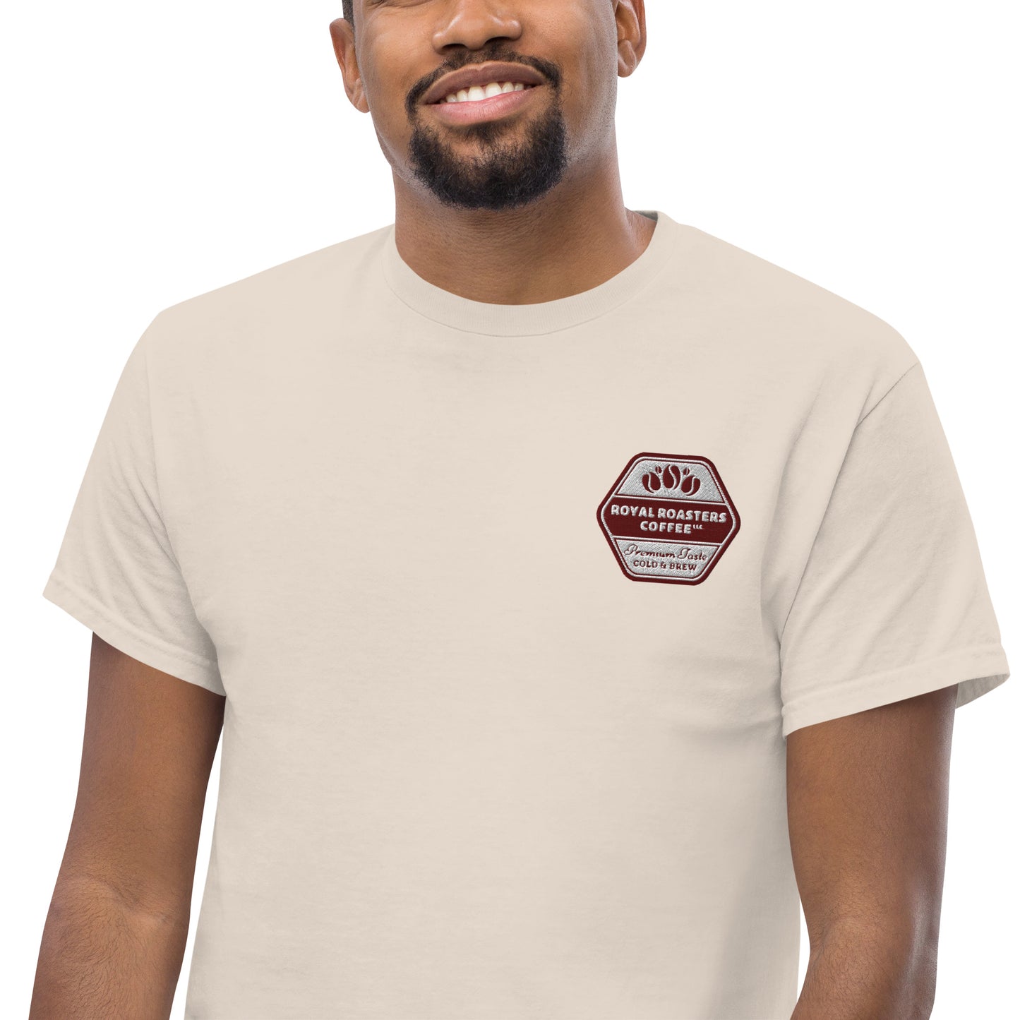 Royal Roasters Embroidered Men's Classic Tee