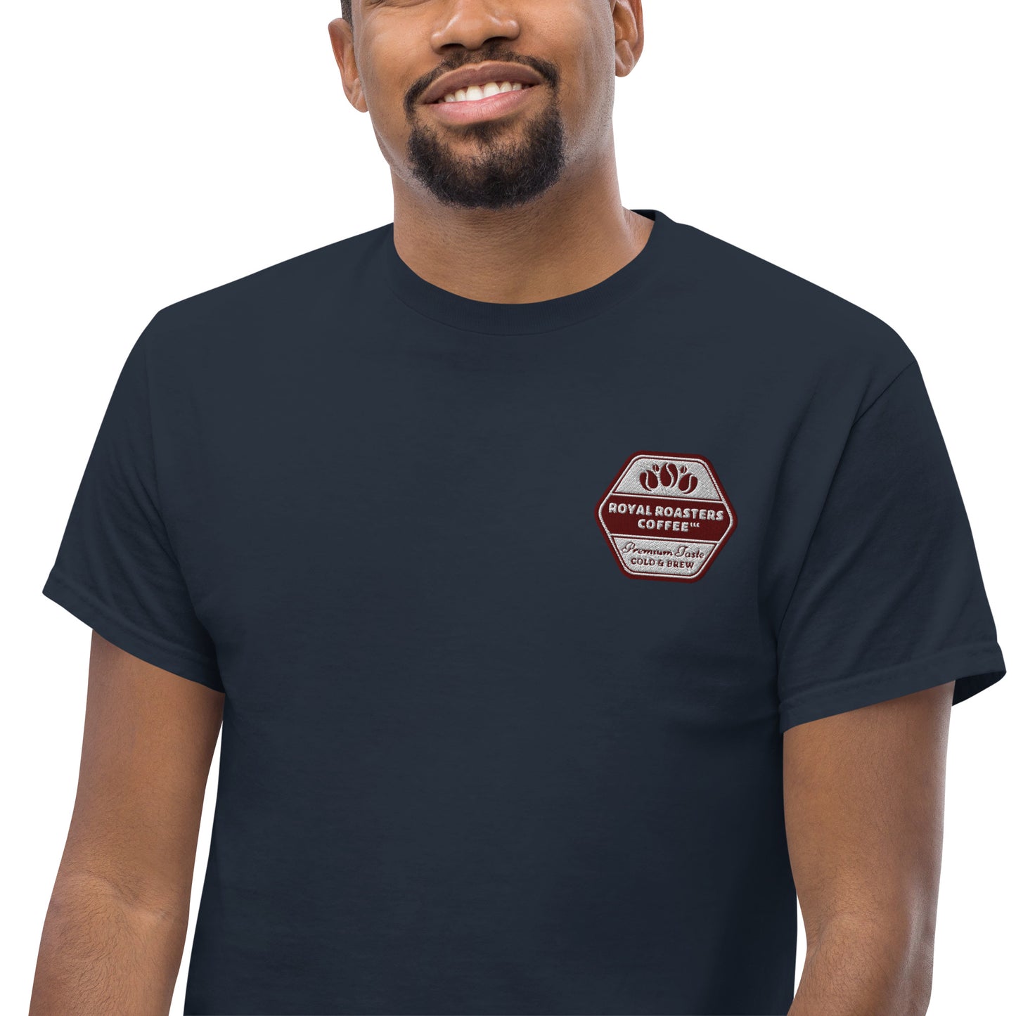 Royal Roasters Embroidered Men's Classic Tee