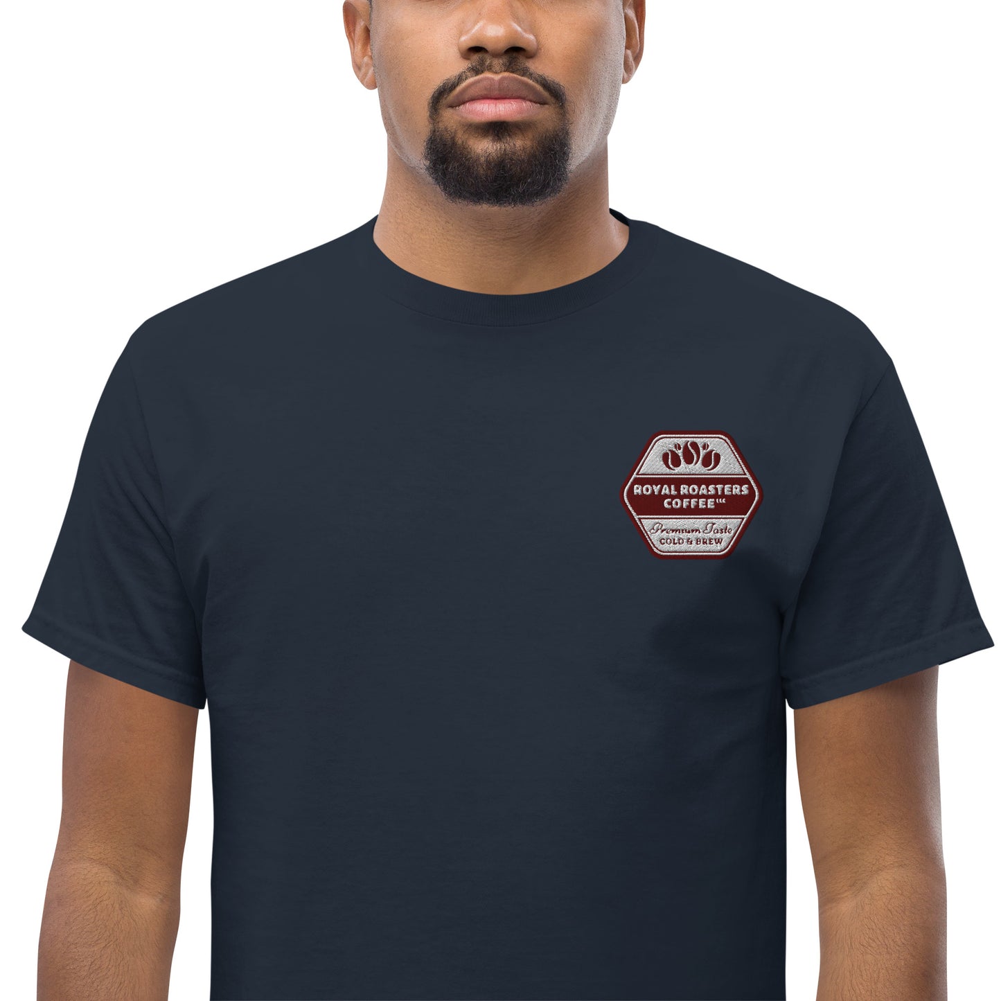 Royal Roasters Embroidered Men's Classic Tee