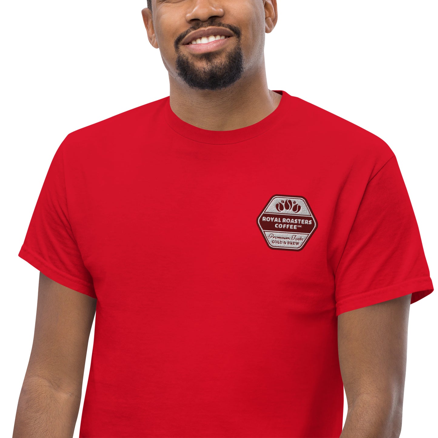 Royal Roasters Embroidered Men's Classic Tee