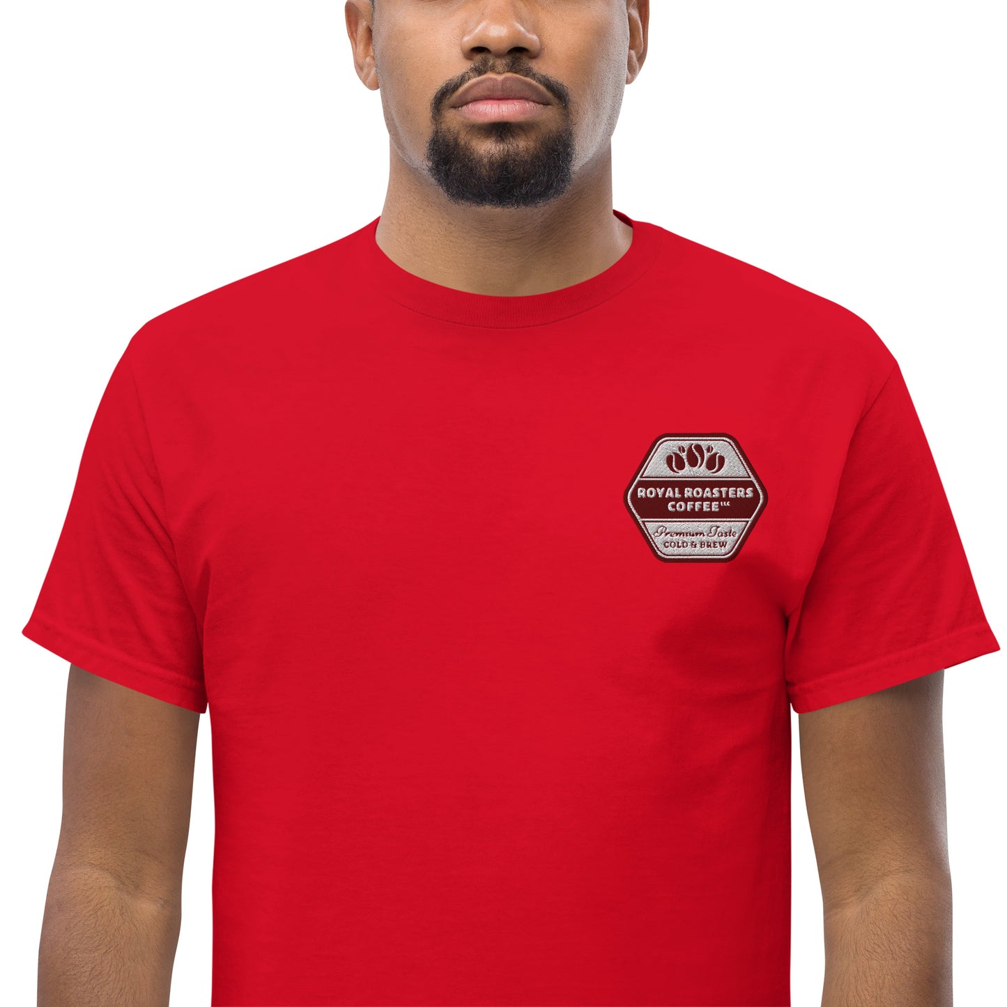 Royal Roasters Embroidered Men's Classic Tee