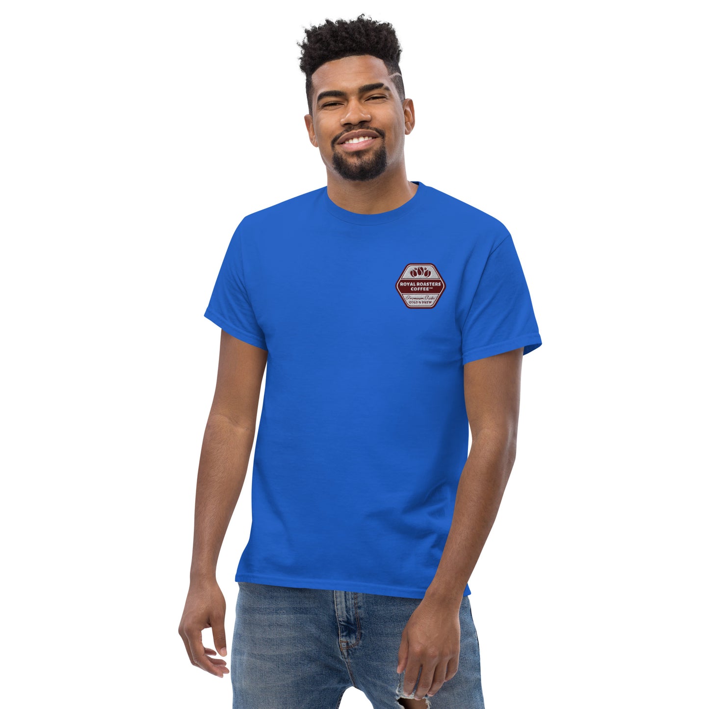 Royal Roasters Embroidered Men's Classic Tee