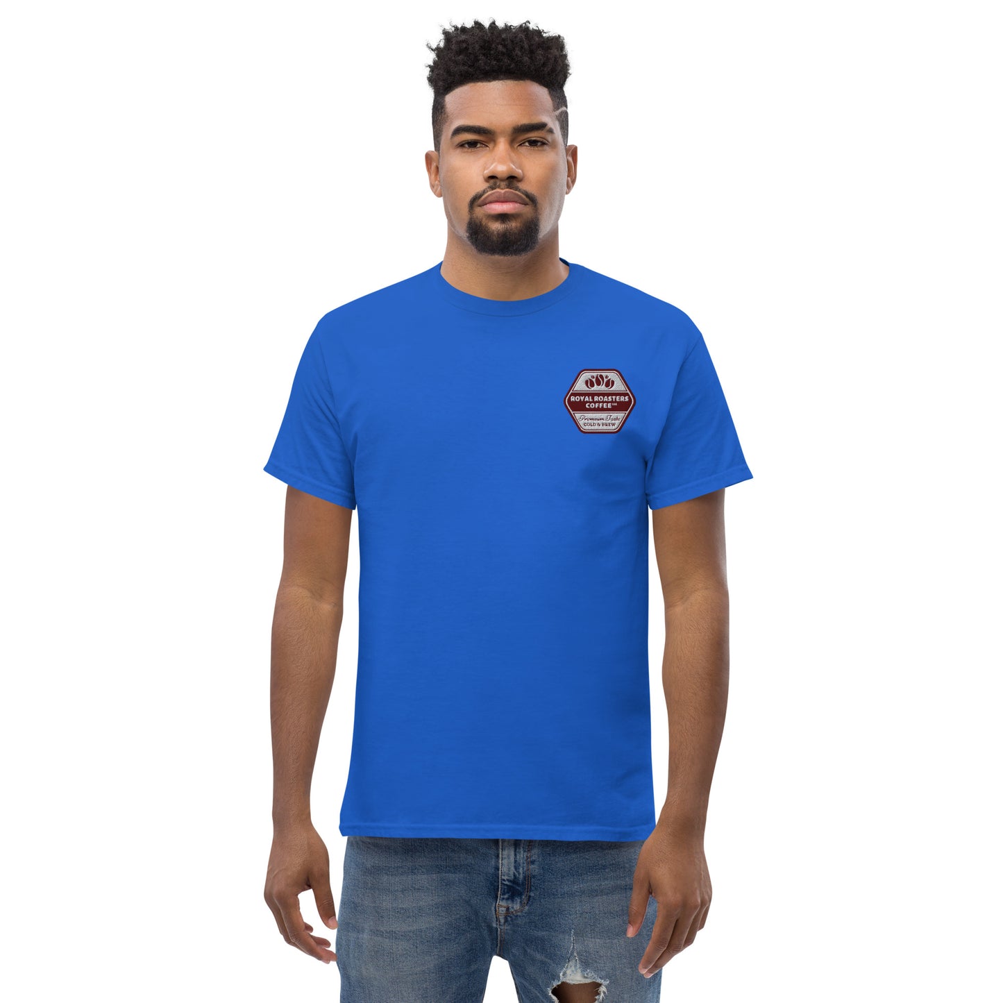 Royal Roasters Embroidered Men's Classic Tee