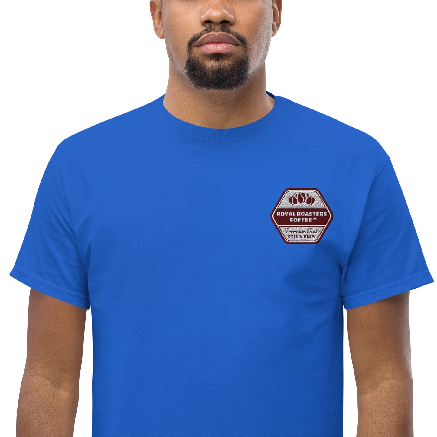 Royal Roasters Embroidered Men's Classic Tee