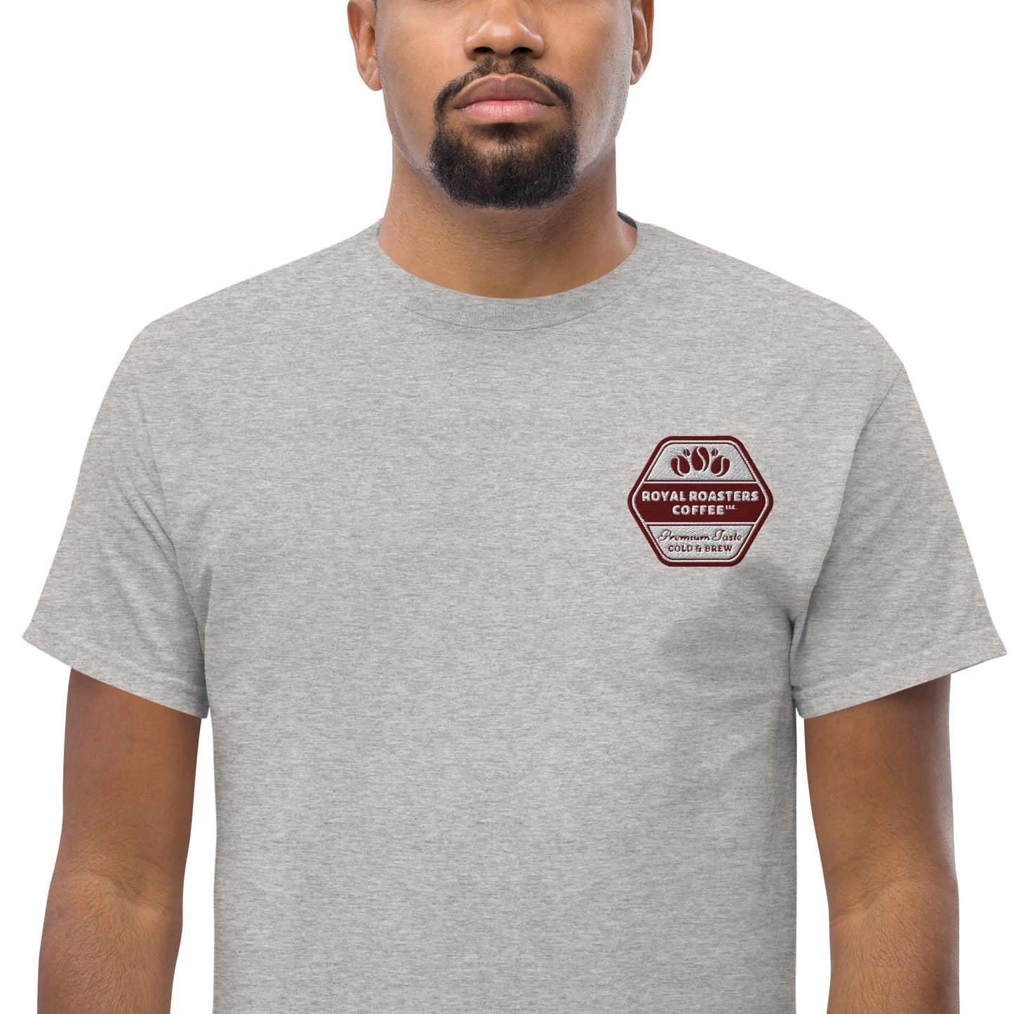 Royal Roasters Embroidered Men's Classic Tee