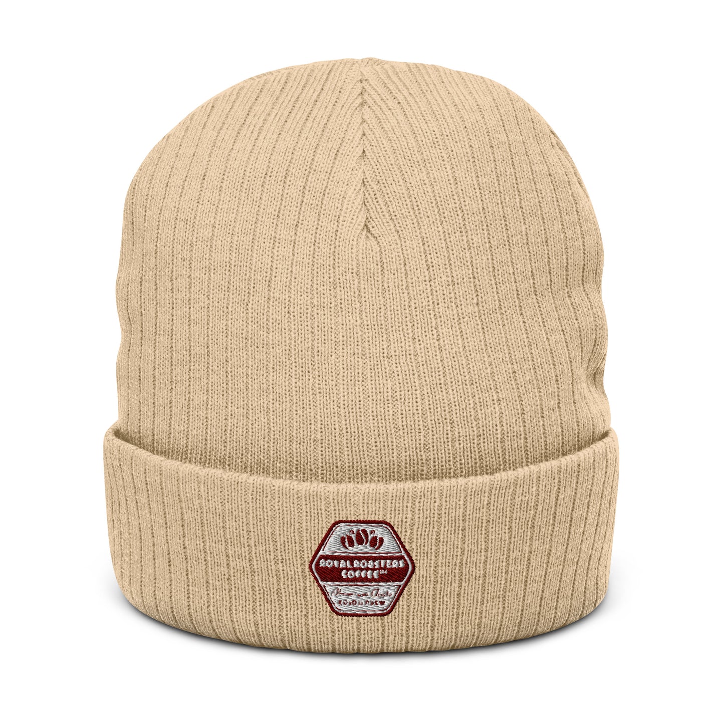 Royal Roasters Ribbed Knit Beanie