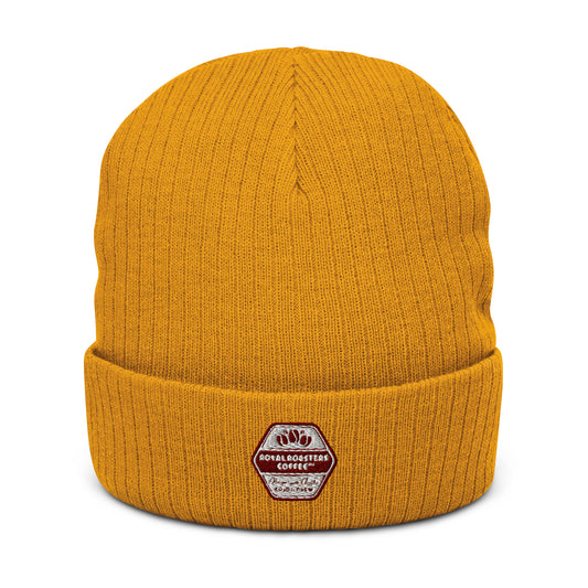 Royal Roasters Ribbed Knit Beanie