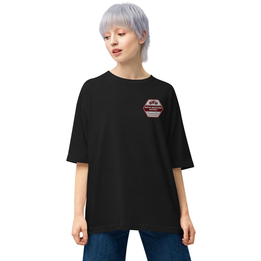 Royal Roasters Embroidered Unisex Oversized T-Shirt