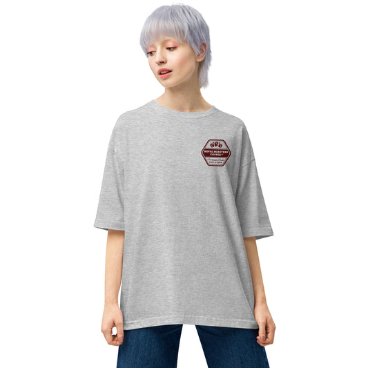 Royal Roasters Embroidered Unisex Oversized T-Shirt