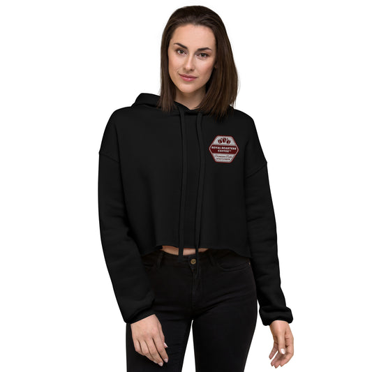 Royal Roasters Embroidered Crop Hoodie